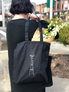 Sutro Tower at Night Tote Bag
