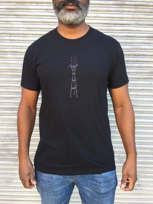 Sutro Tower at Night T-shirt 